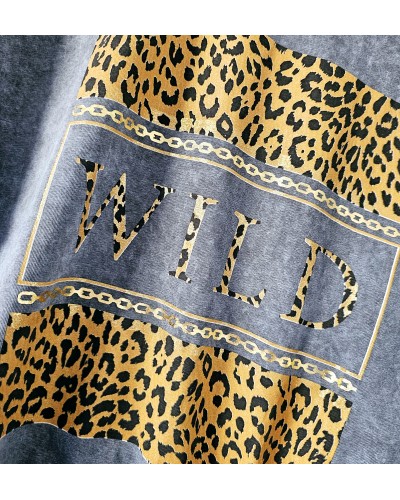 Camiseta Lavado Wild Leo