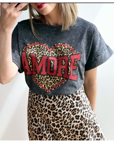 Camiseta Lavado Amore / Leo