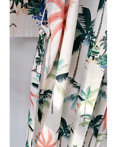 Kimono Tropical Bolsillos