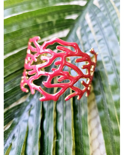 Brazalete Coral Rojo