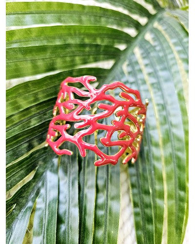 Brazalete Coral Rojo