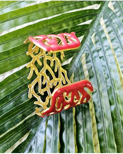 Brazalete Coral Rojo