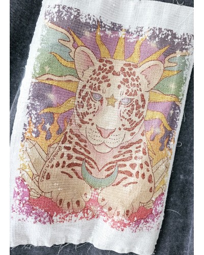 Camiseta Lavado Tigre / Paillettes