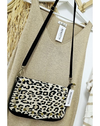 Bolso Leo / Tachas Negro