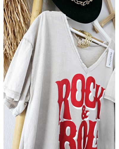 Camiseta Pico Rock&Roll Rojo