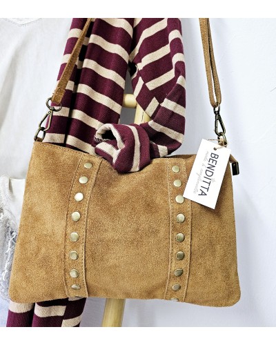 Bolso Ante / Tachas Camel