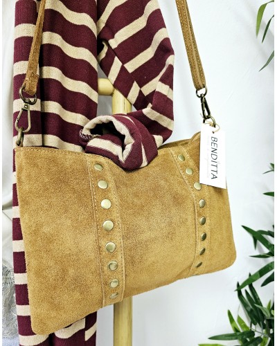 Bolso Ante / Tachas Camel