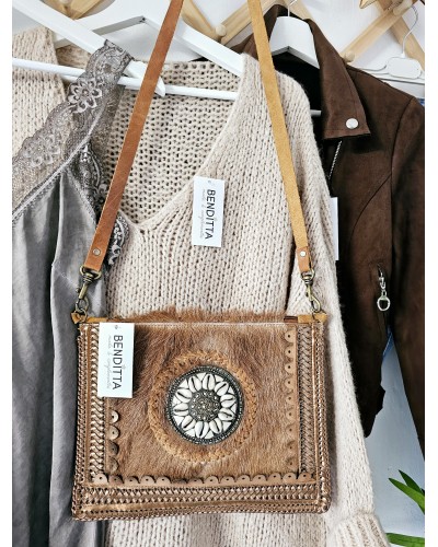 Bolso Boho Camel / Bronce