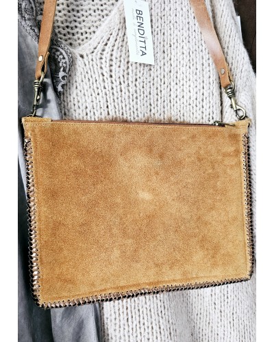 Bolso Boho Camel / Bronce