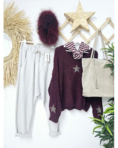 Jersey Alpaca / Estrellas Borgoña
