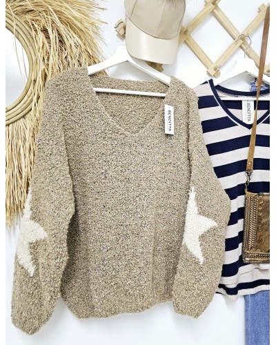 Jersey Estrellas Crudo / Camel