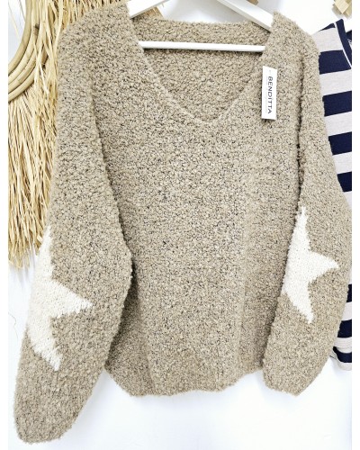 Jersey Estrellas Crudo / Camel