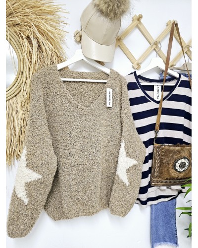 Jersey Estrellas Crudo / Camel