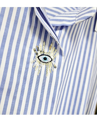 Maxi Camisa Rayas / Eyes