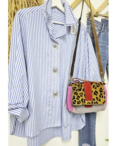Maxi Camisa Rayas / Eyes