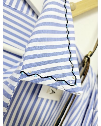 Maxi Camisa Rayas / Eyes