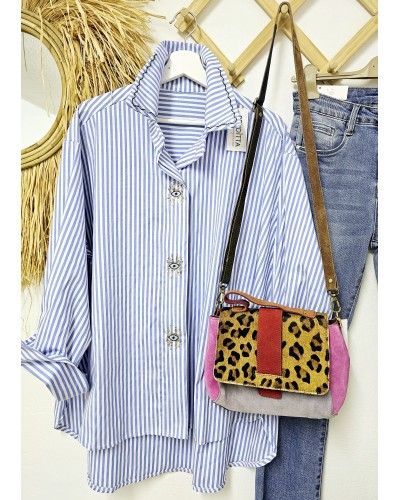 Maxi Camisa Rayas / Eyes