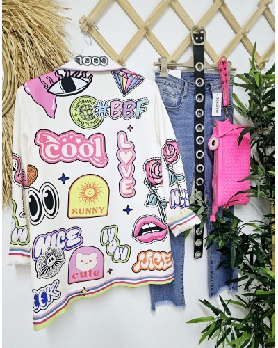 Blazer Estampado Peace