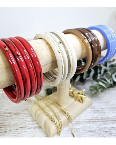 Pack 4 Pulseras Marrón