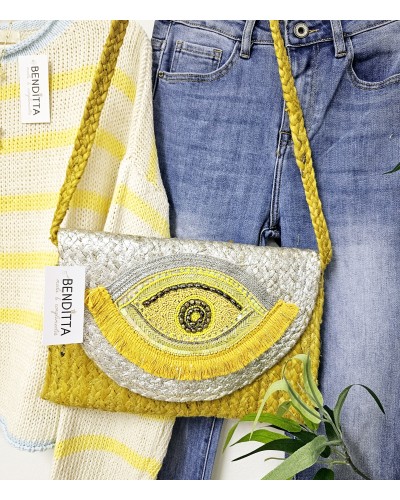 Bolso Yute / Eye Amarillo
