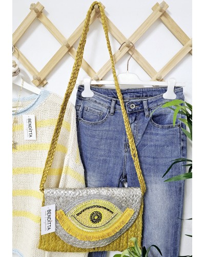 Bolso Yute / Eye Amarillo