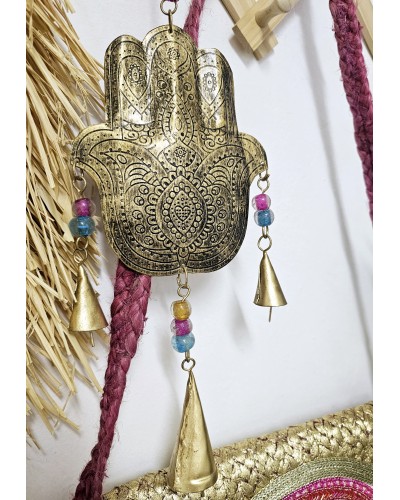Colgante Latón Mano de Fátima