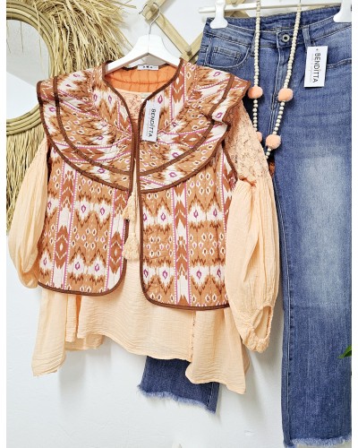 Chaleco Acolchado Naranja