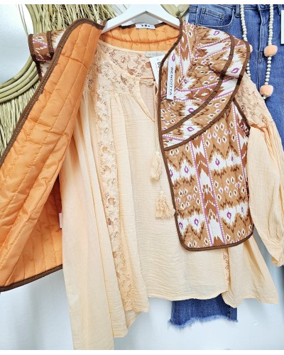 Chaleco Acolchado Naranja