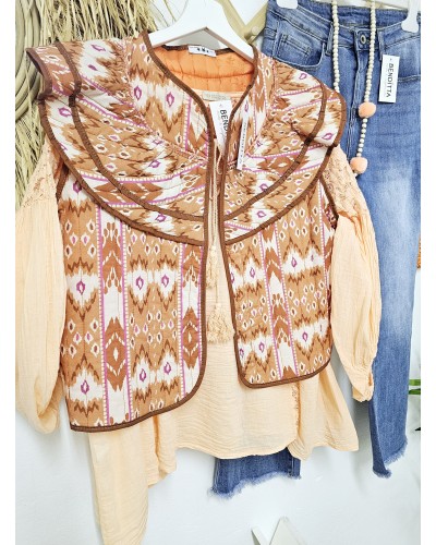 Chaleco Acolchado Naranja