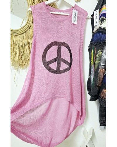 Top Punto Paz / Fucsia