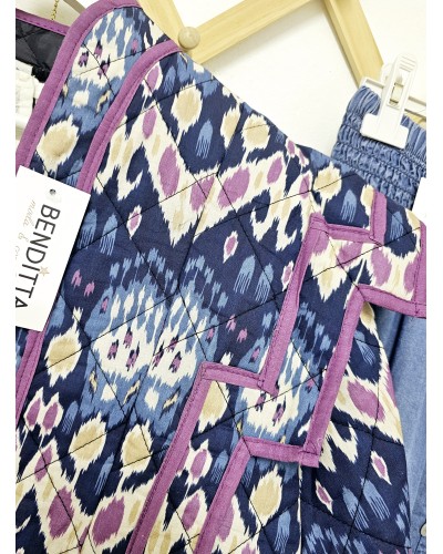 Chaqueta Acolchada Marino / Malva