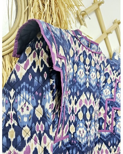 Chaqueta Acolchada Marino / Malva