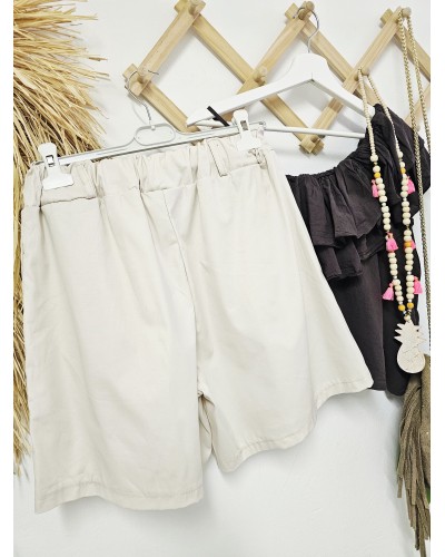 Bermuda + Llavero Teckel Marfil