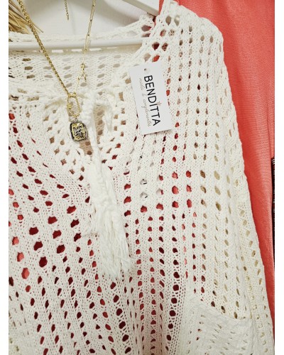 Jersey Calado / Bolsillos Hueso