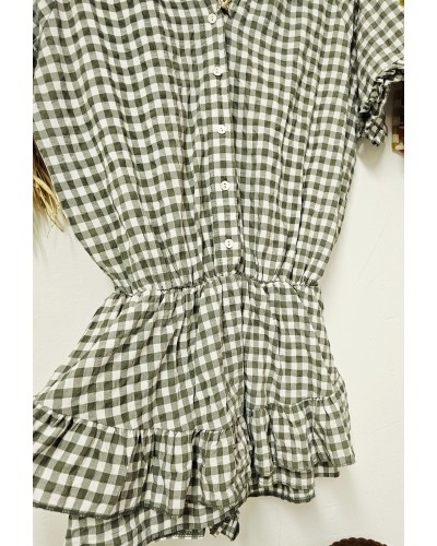 Mono Vichy Verde Caqui