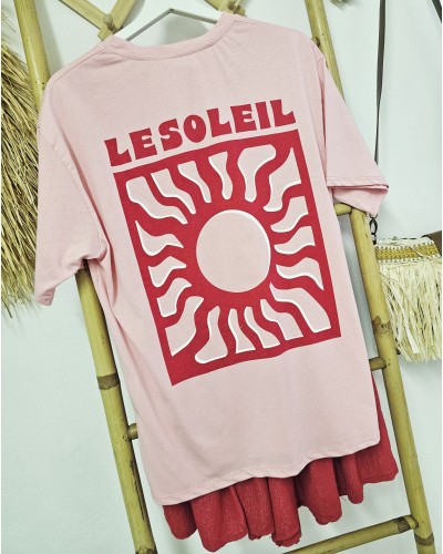 Camiseta Le Soleil Rosa