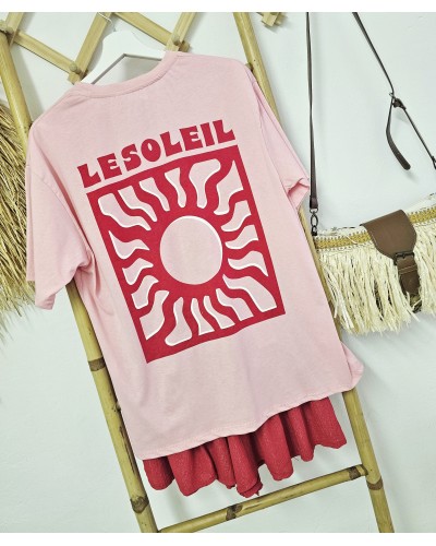 Camiseta Le Soleil Rosa