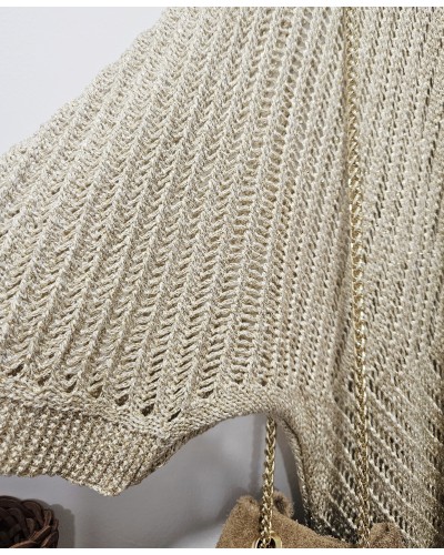 Chaqueta 3/4 Punto Dorado