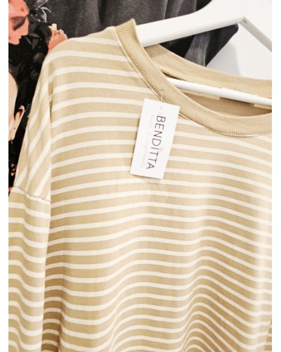 Sudadera Fina / Marinera Beige