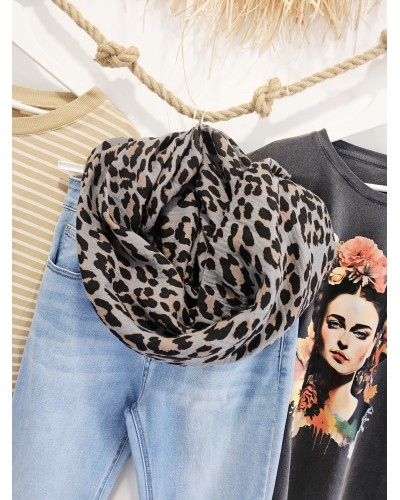 Foulard Leo Gris
