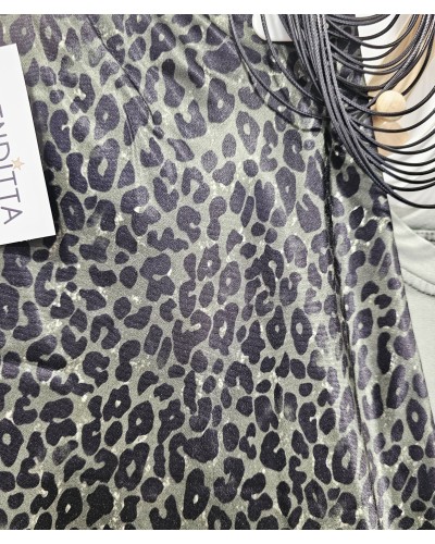 Falda Satén / Leo Verde