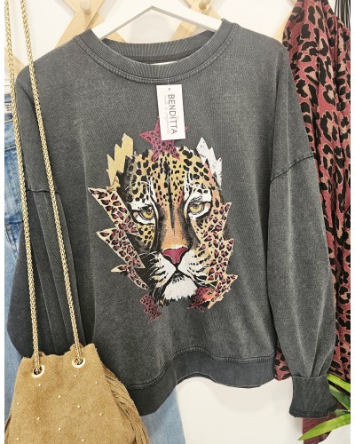 Sudadera Lavado Tigre