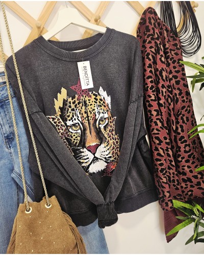 Sudadera Lavado Tigre