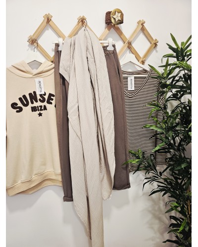 Foulard XL Beige