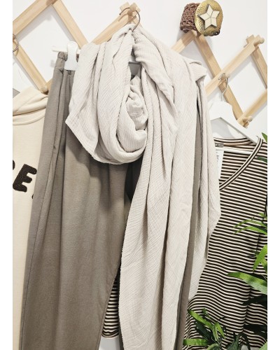 Foulard XL Beige