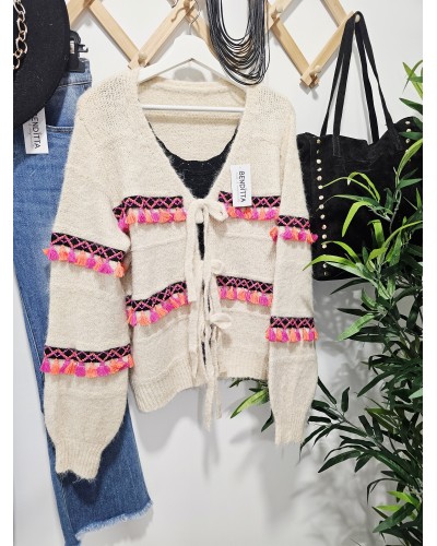 Cardigan Étnico Borlas