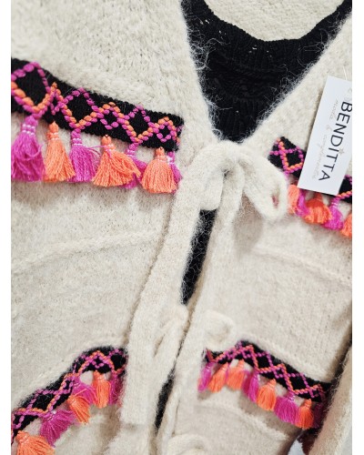 Cardigan Étnico Borlas