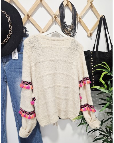 Cardigan Étnico Borlas