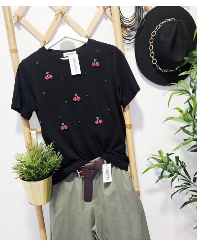 Camiseta Piedras Cerezas