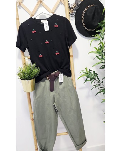 Camiseta Piedras Cerezas